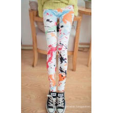 Sexy Girls Multi Colored Seamless Printed Leggings Jeans